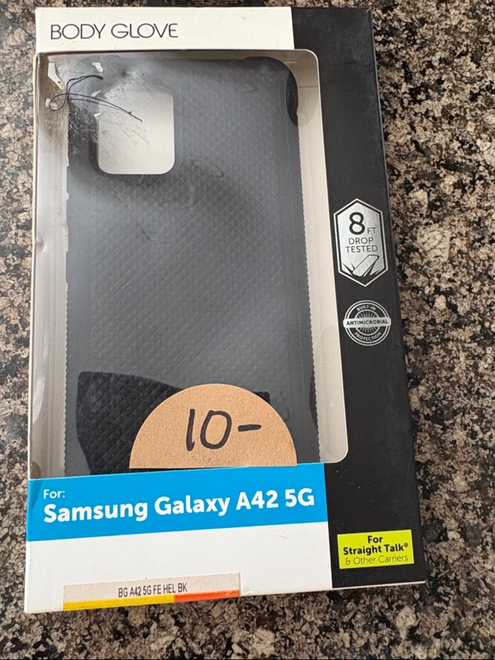 Body Glove Black Textured Phone Case for Samsung Galaxy A42 5G